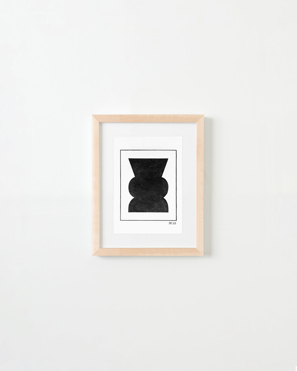 Drawing by Dan Covert titled "Distinct (Sketch)" - 1.