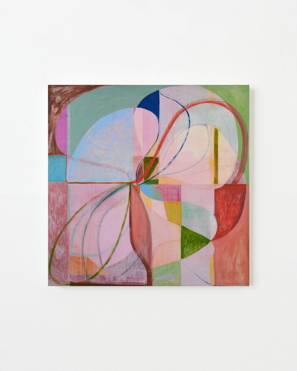 Painting by Jackie Meier titled "Pink Shrine" - 1.