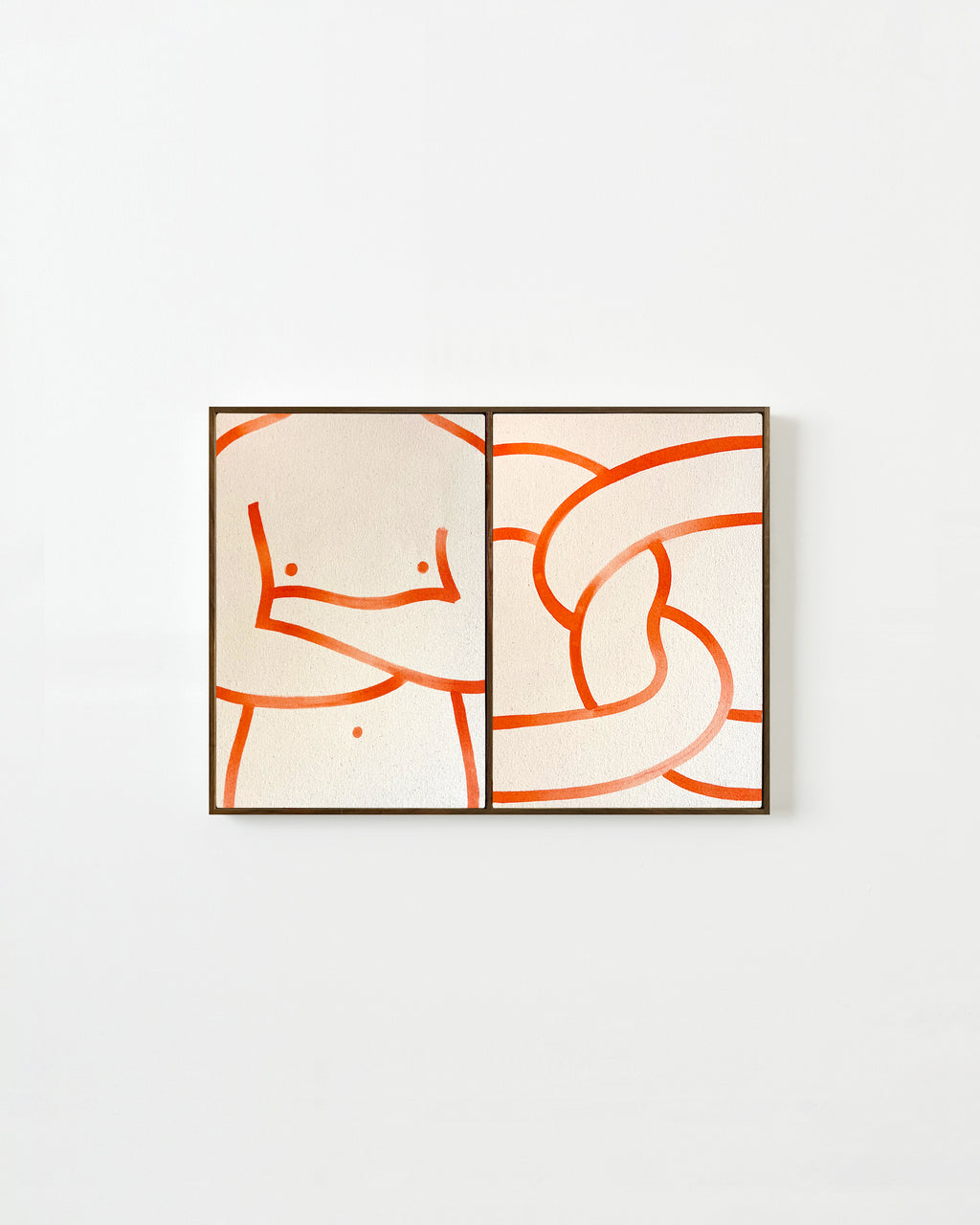 Painting by Lourenço Providência titled "Nó" - 1.