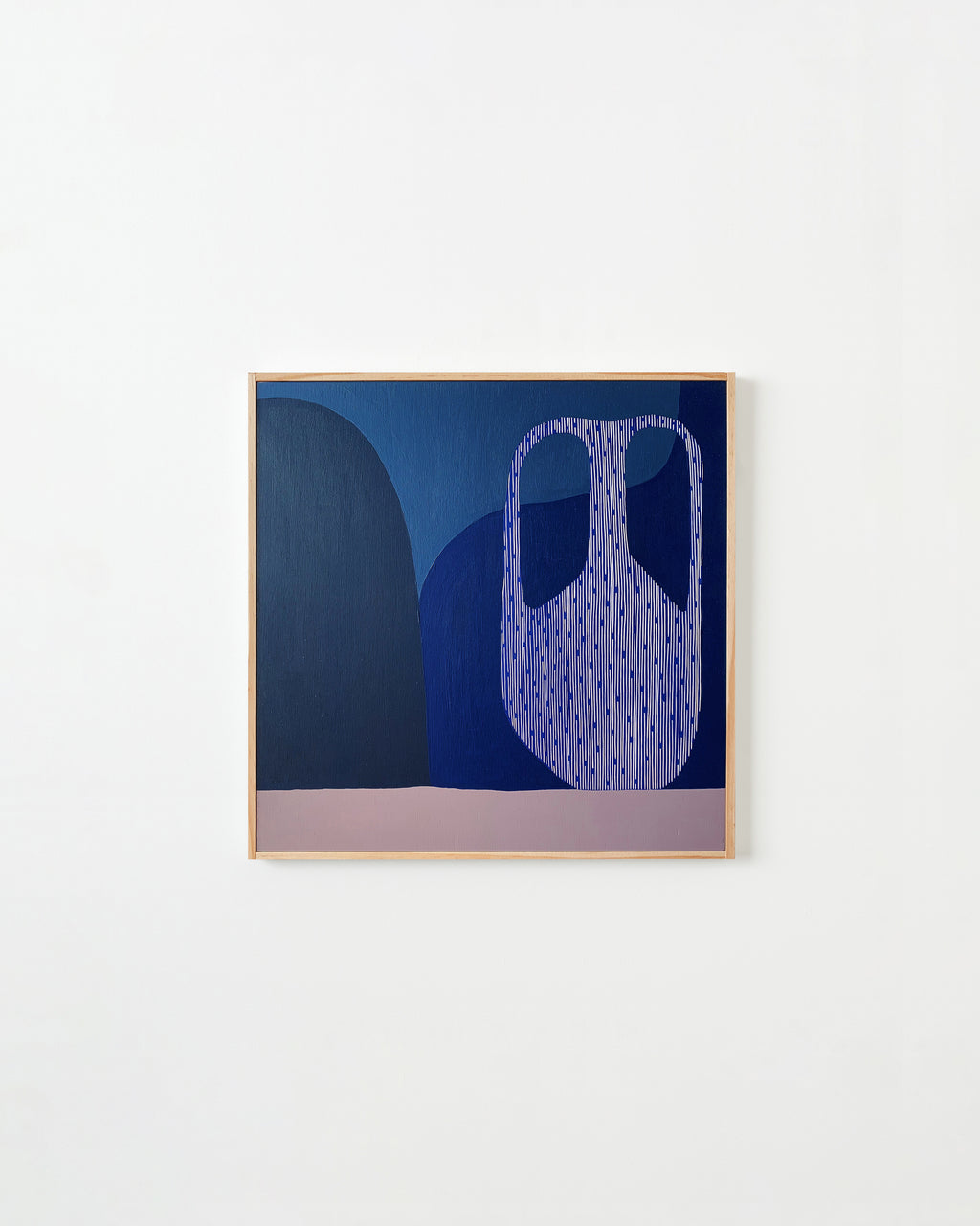 Painting by Carmen McNall titled "Vestige 5" - 1.