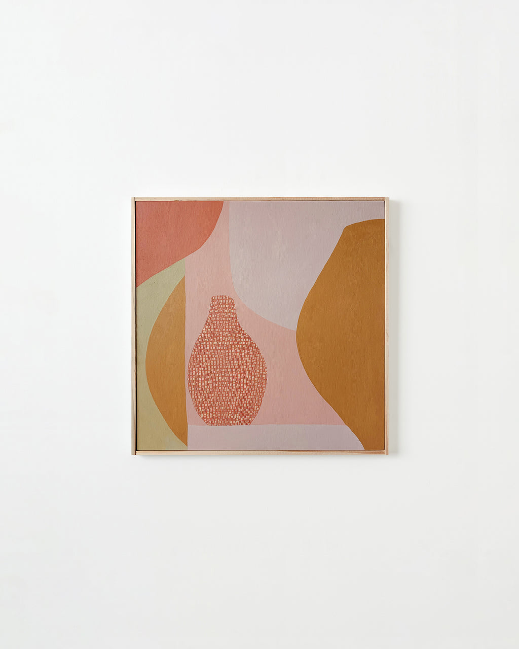 Painting by Carmen McNall titled "Vestige 9" - 1.