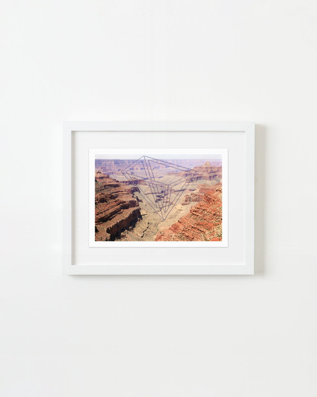 Mixed Media by Millee Tibbs titled "Impossible Geometries (Grand Canyon, AZ)" - 1.