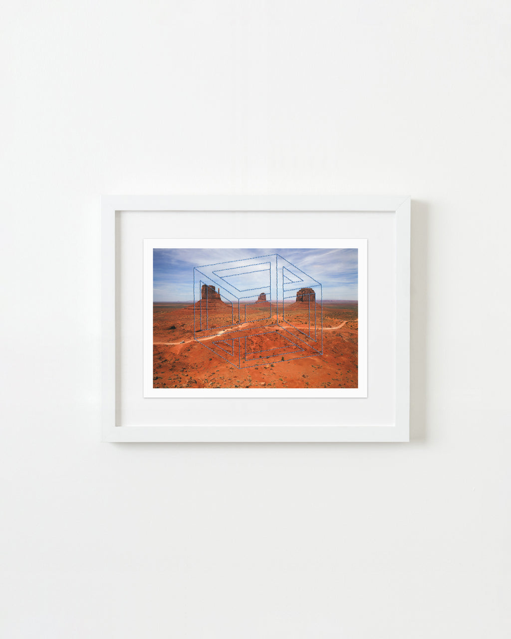 Mixed Media by Millee Tibbs titled "Impossible Geometries (Monument Valley, UT)" - 1.