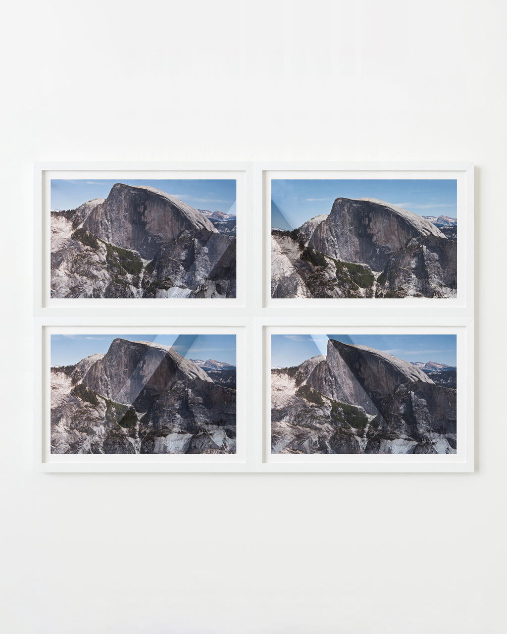 Photography by Millee Tibbs titled "Mountains + Valleys (Half Dome, Tetraptych)" - 1.