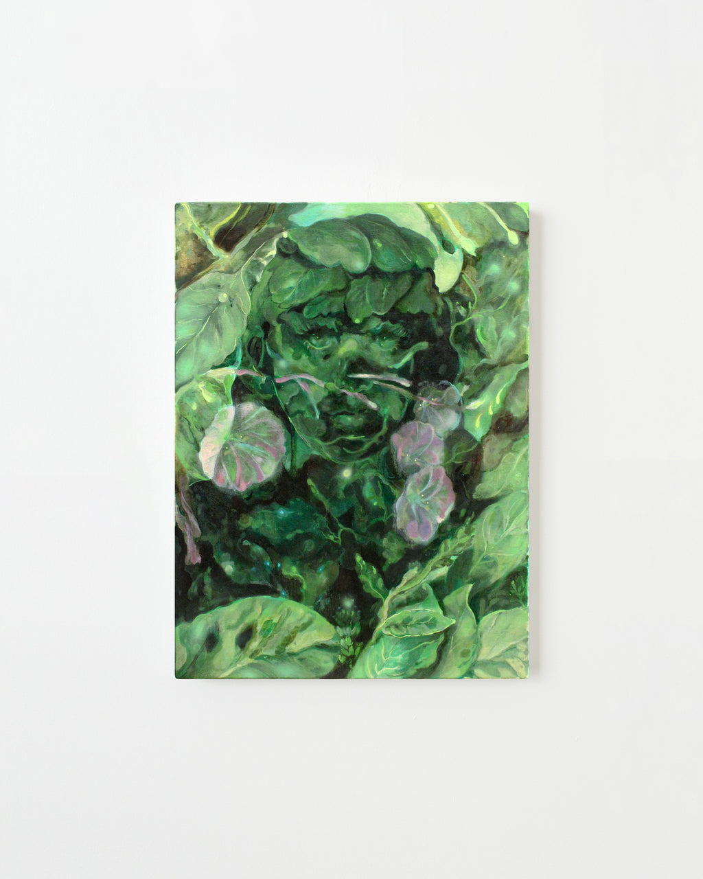 Painting by Nefertiti Jenkins titled "Will of the Morning Glories" - 1.