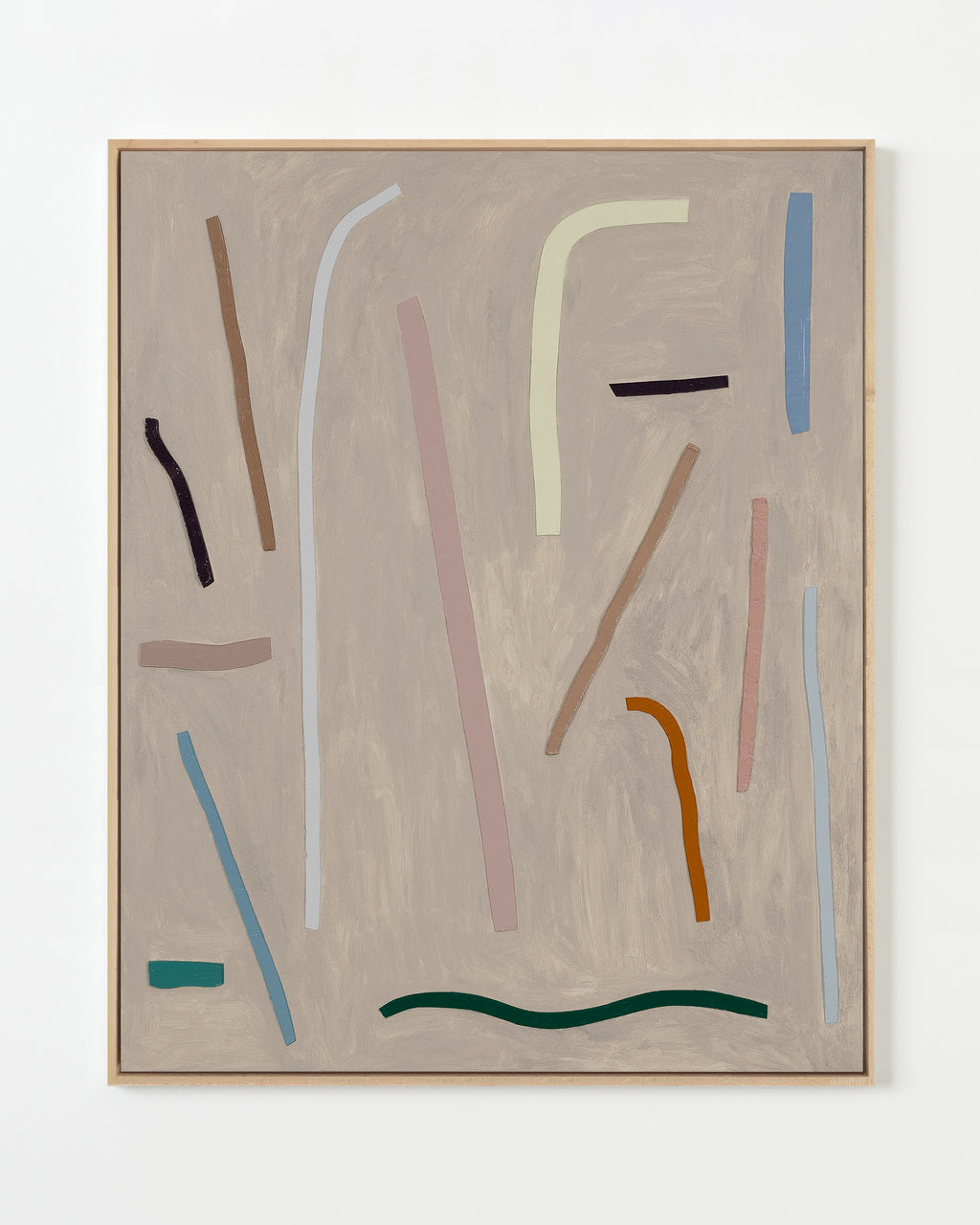 Painting by J.C. Fontanive titled "Full of Storms" - 1.