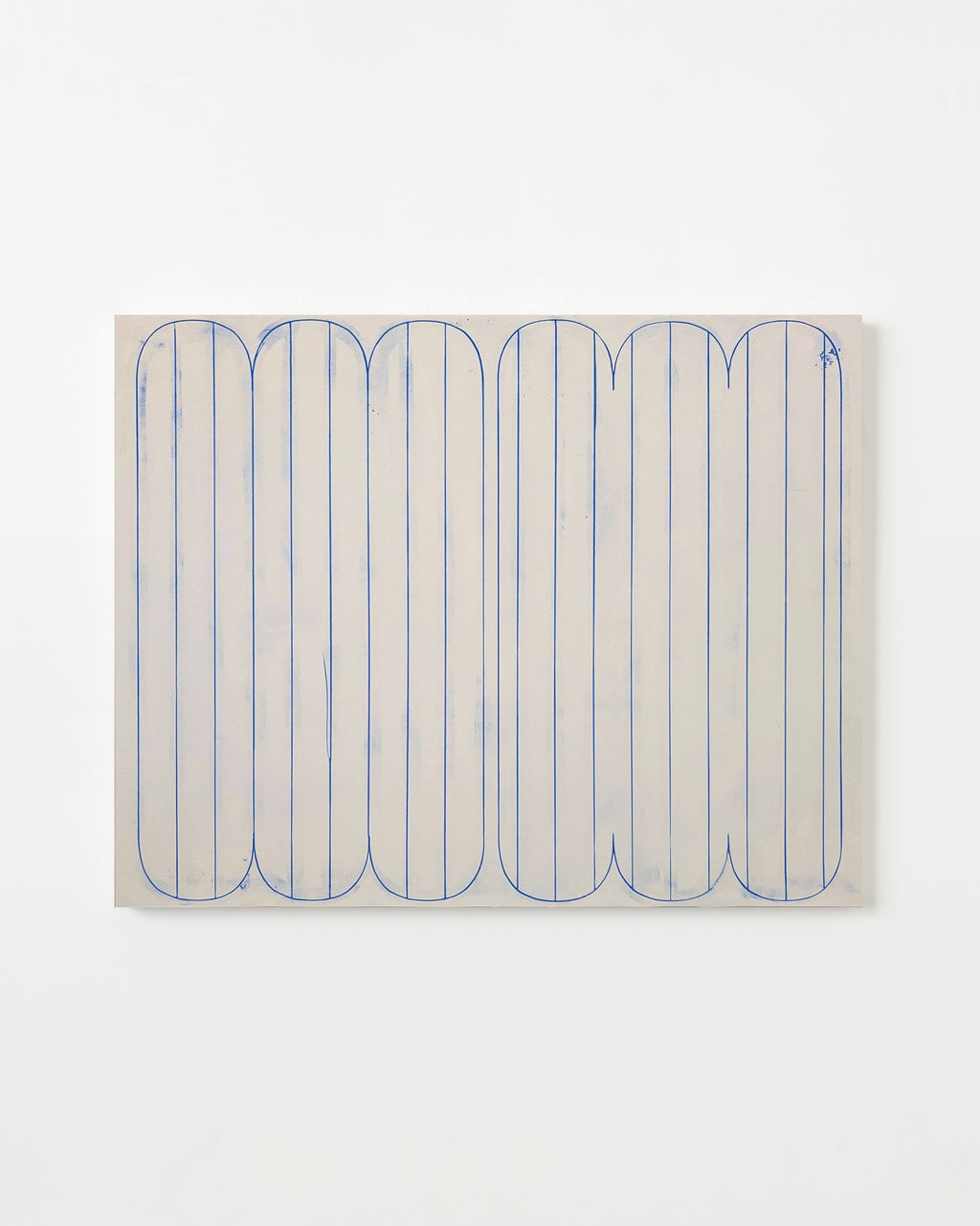 Painting by Arielle Zamora titled "Blue Slip" - 1.