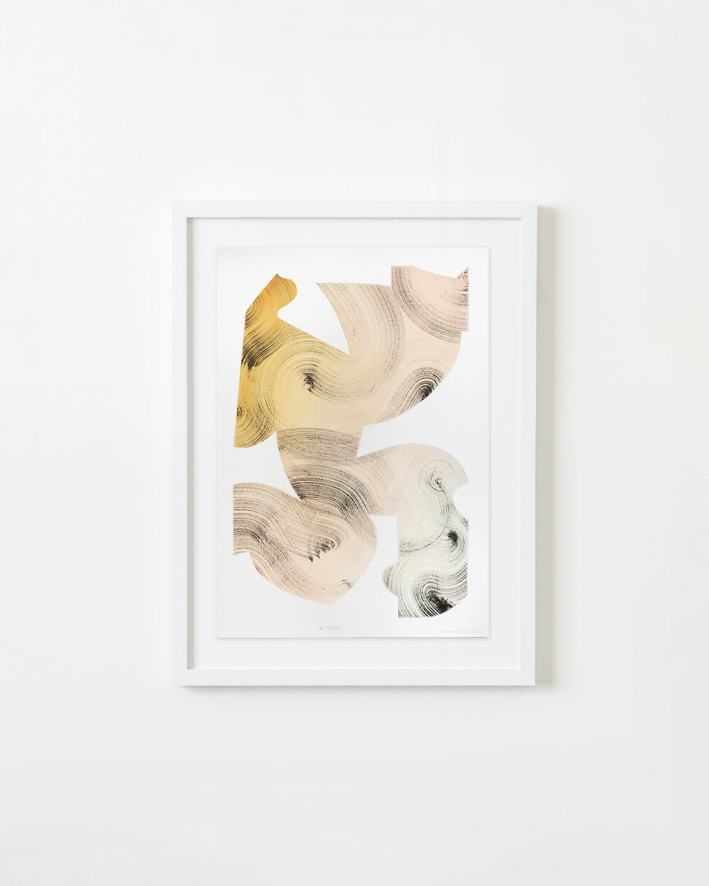 Drawing by William Luz titled "In There" - 1.