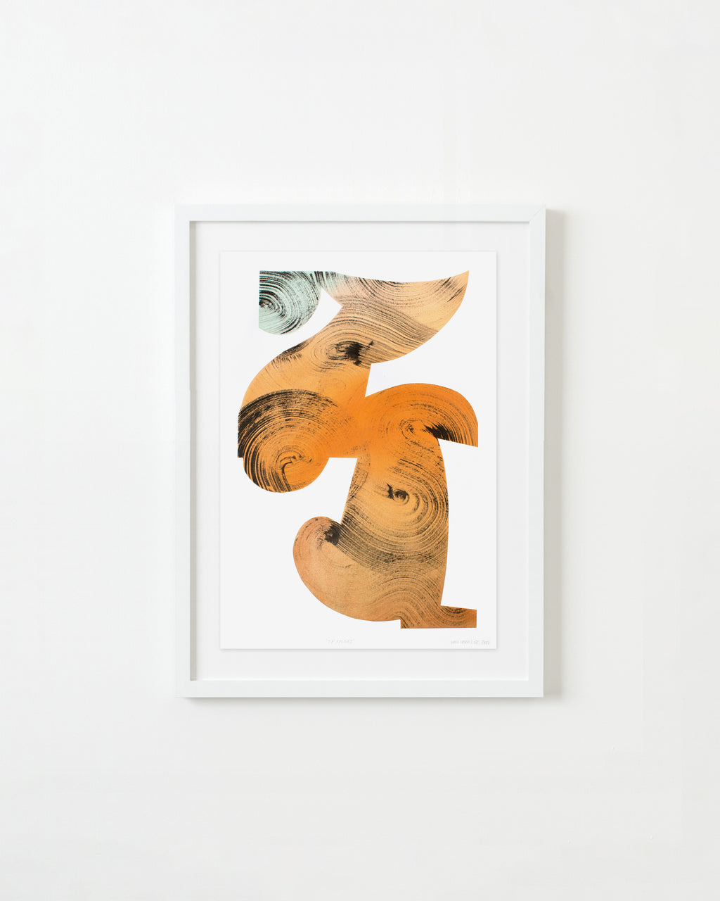 Drawing by William Luz titled "Oranges" - 1.