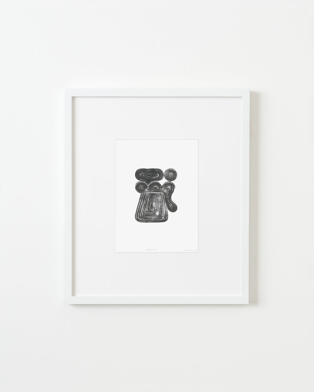 Painting by William Luz titled "Percolate" - 1.