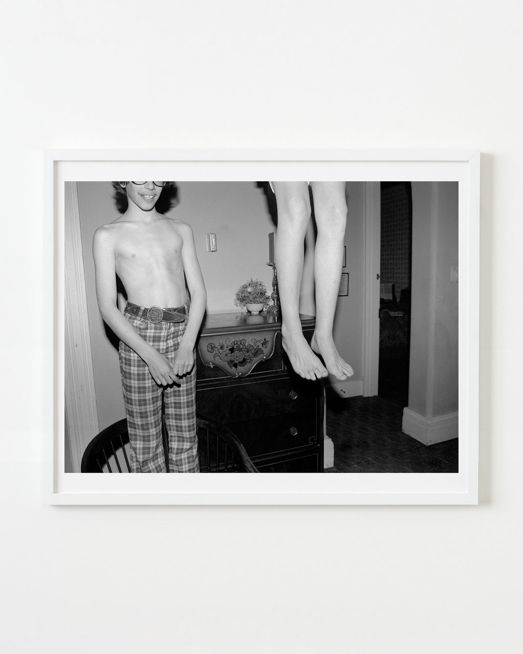 Photography by Michael Northrup titled "Charles and the Crucifix" - 1.