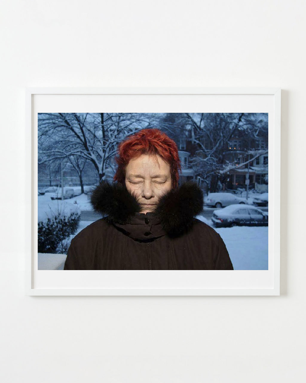 Photography by Michael Northrup titled "Kris in Winter" - 1.