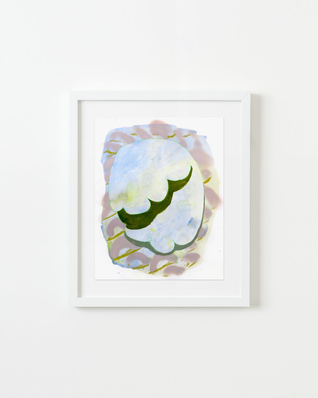 Painting by Nina Bellucci titled "Cautiously Optimistic 5" - 1.