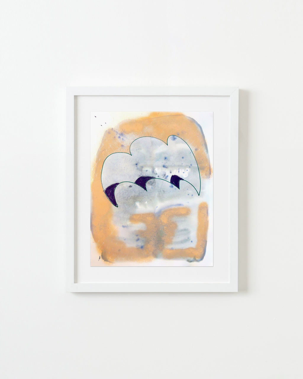 Painting by Nina Bellucci titled "Virtual Hug" - 1.
