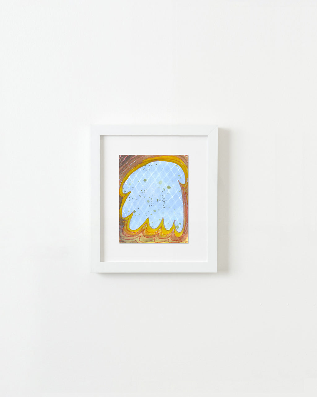 Painting by Nina Bellucci titled "Inside Out 9" - 1.