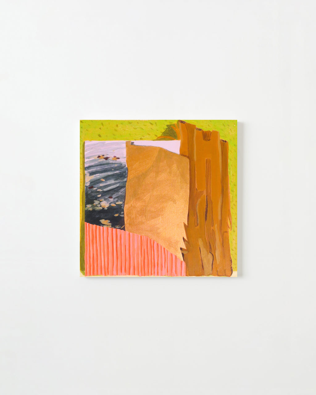 Painting by Nina Bellucci titled "Interception of Waves" - 1.