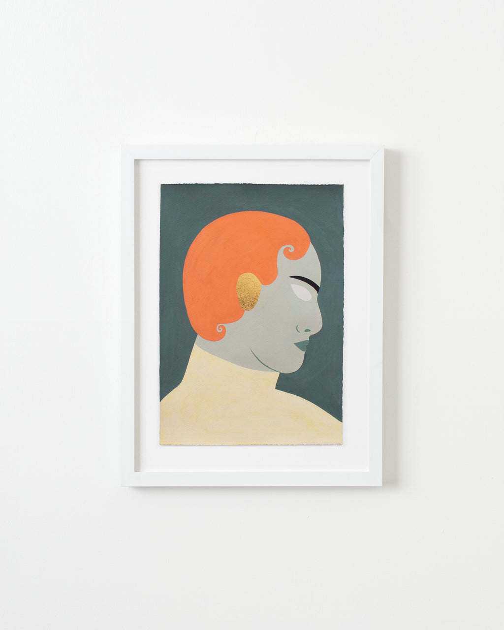 Painting by Rachel Levit Ruiz titled "Ear" - 1.