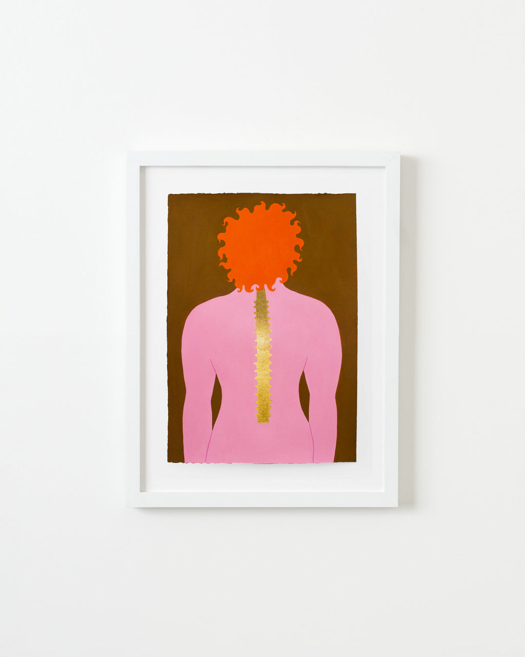 Painting by Rachel Levit Ruiz titled "Spine" - 1.