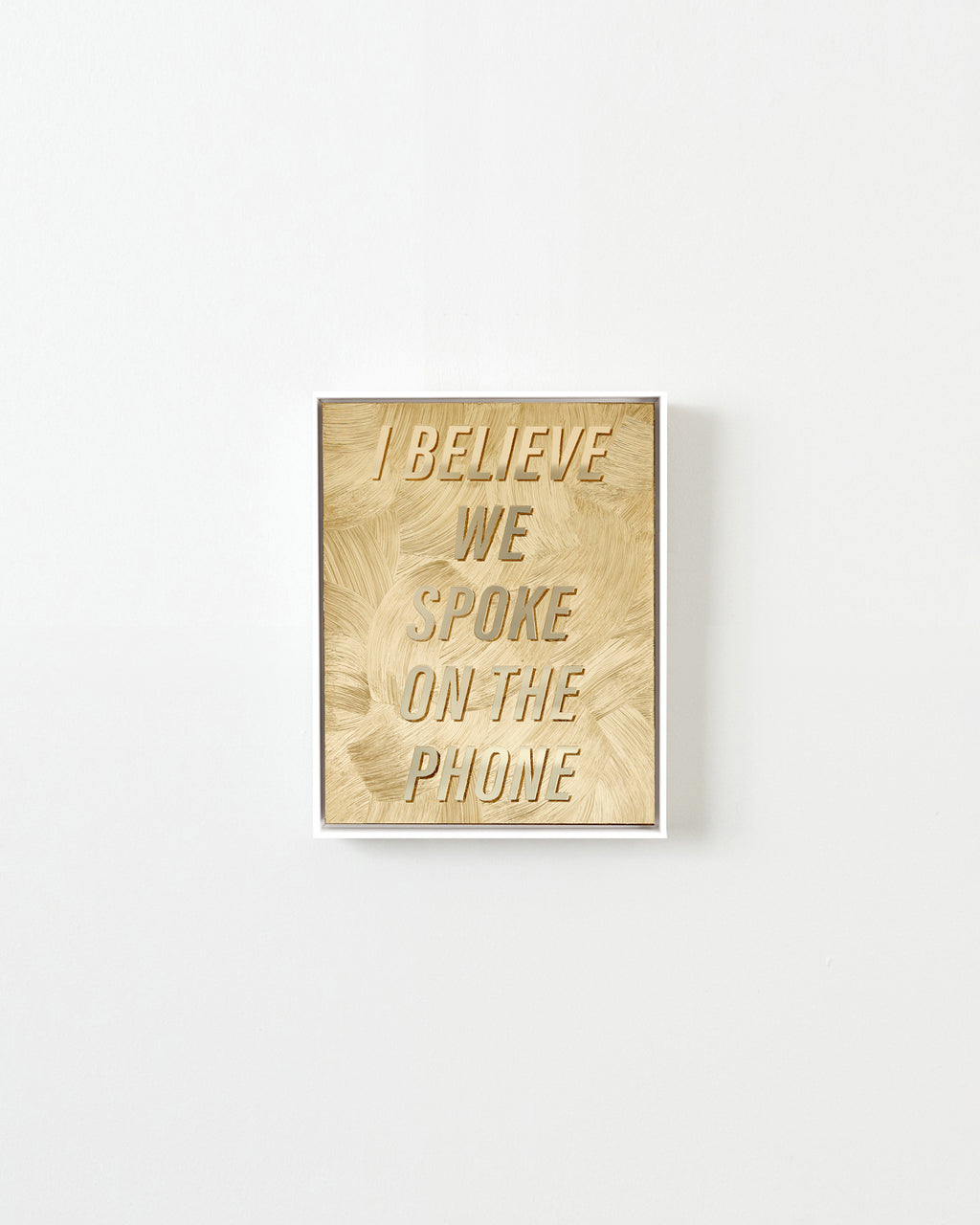 Mixed Media by Ben Skinner titled "I Believe We Spoke" - 1.