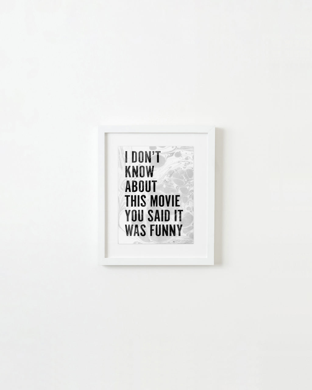 Painting by Ben Skinner titled "I Don't Know About This Movie You Said It Was Funny" - 1.