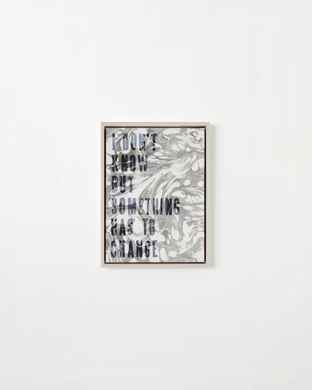 Painting by Ben Skinner titled "I Don't Know But Something Has to Change" - 1.