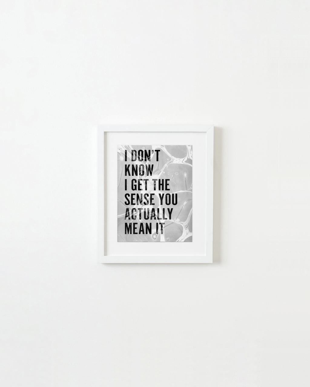 Painting by Ben Skinner titled "I Don't Know I Get The Sense You Actually Mean It" - 1.