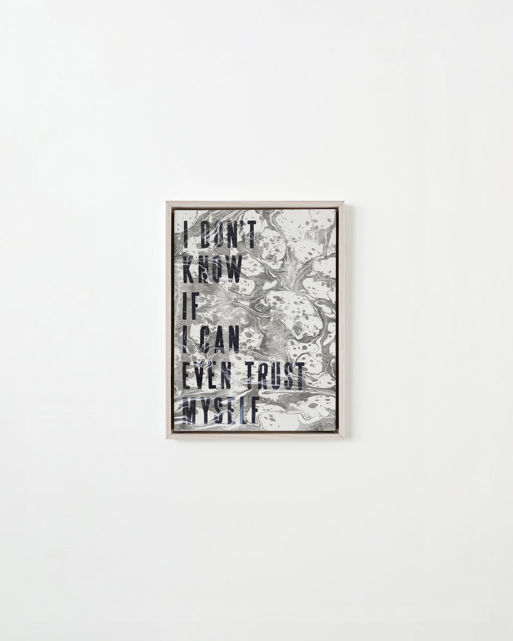 Painting by Ben Skinner titled "I Don't Know If I Can Even Trust Myself" - 1.