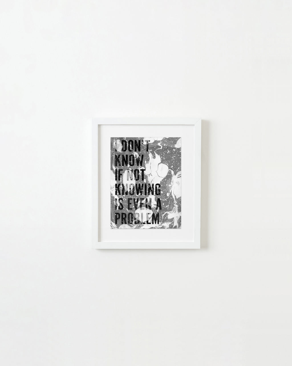 Painting by Ben Skinner titled "I Don't Know If Not Knowing Is Even A Problem" - 1.