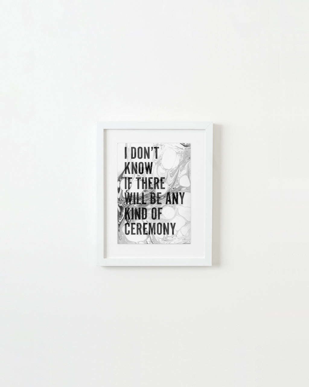 Painting by Ben Skinner titled "I Don't Know If There Will Be Any Kind Of Ceremony" - 1.