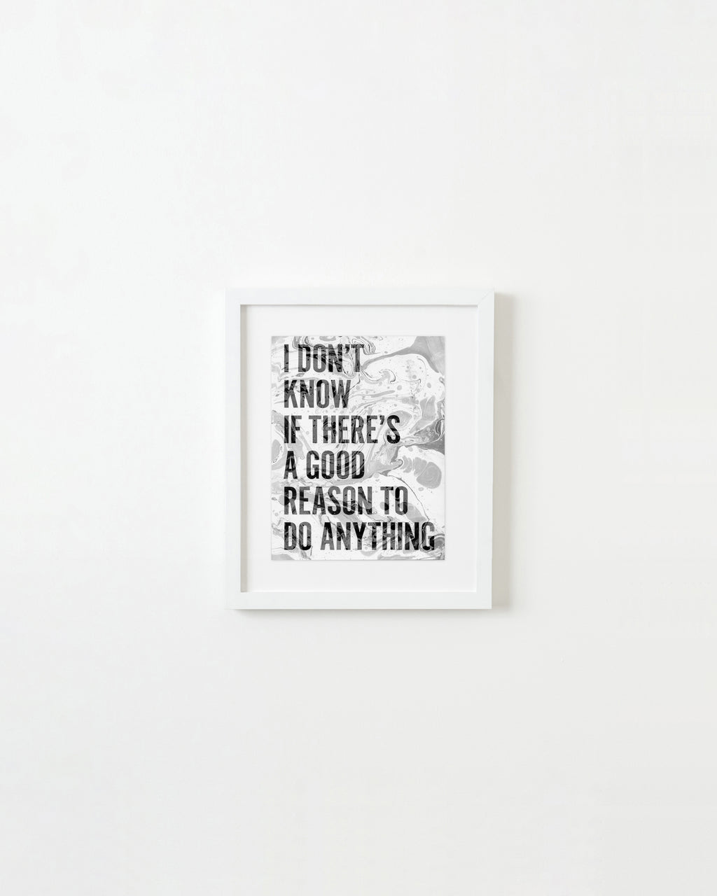 Painting by Ben Skinner titled "I Don't Know If There's A Good Reason To Do Anything" - 1.