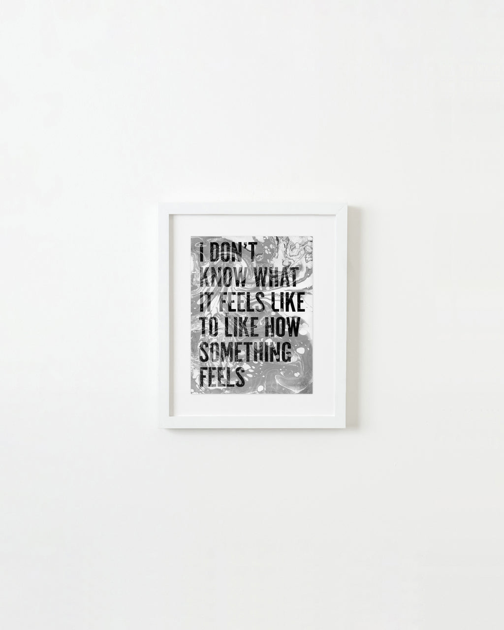 Painting by Ben Skinner titled "I Don't Know What It Feels Like To Like How Something Feels" - 1.
