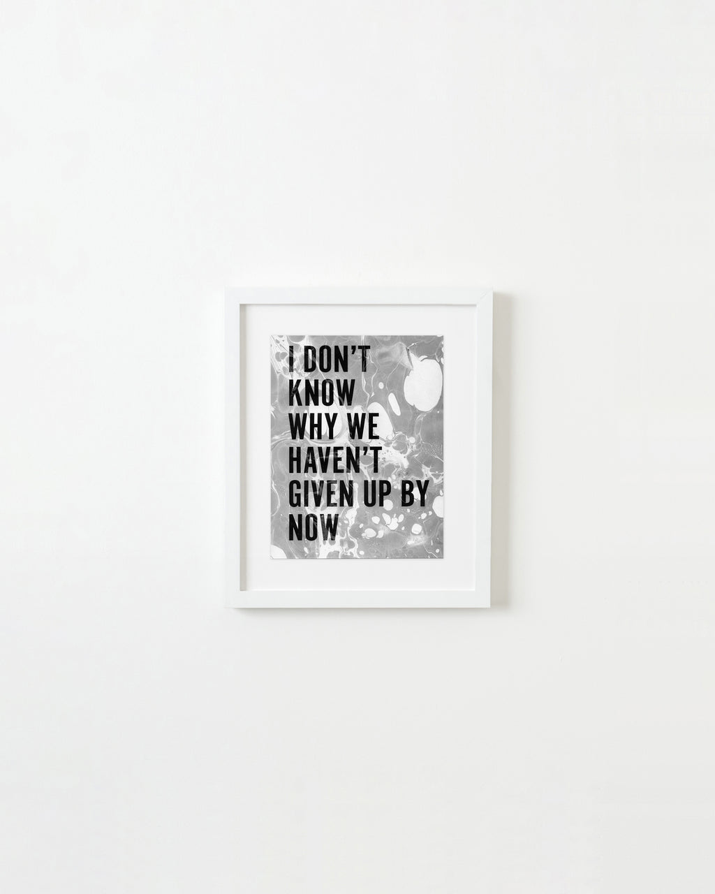 Painting by Ben Skinner titled "I Don't Know Why We Haven't Given Up By Now" - 1.