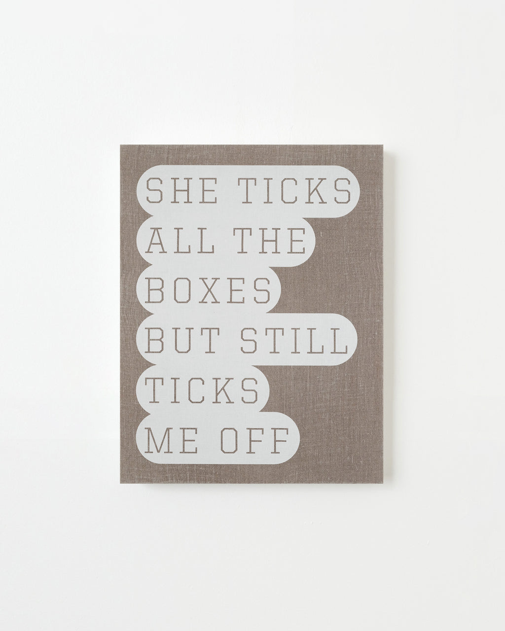 Painting by Ben Skinner titled "Ticks" - 1.