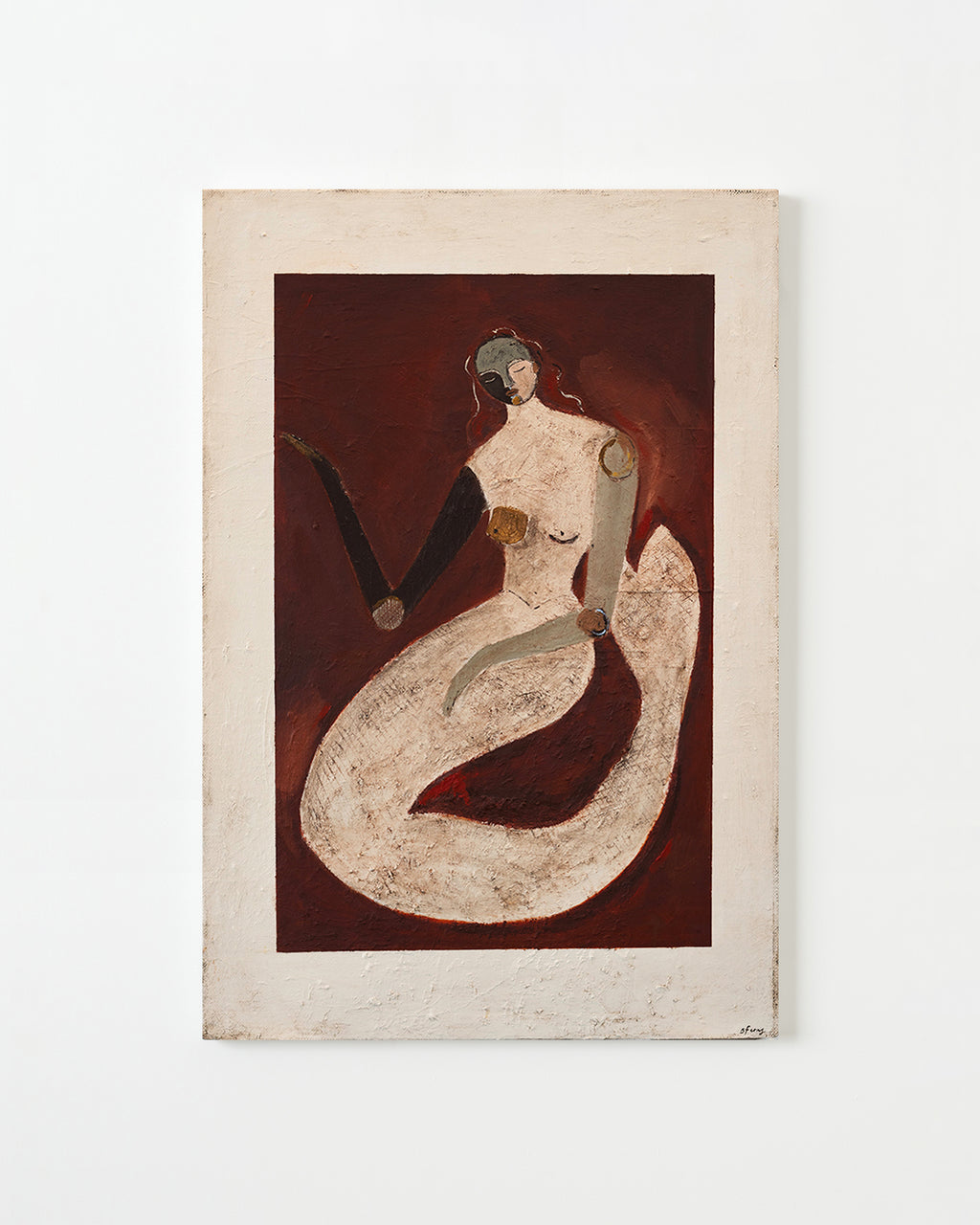 Painting by Brittany Ferns titled "In The Deep" - 1.