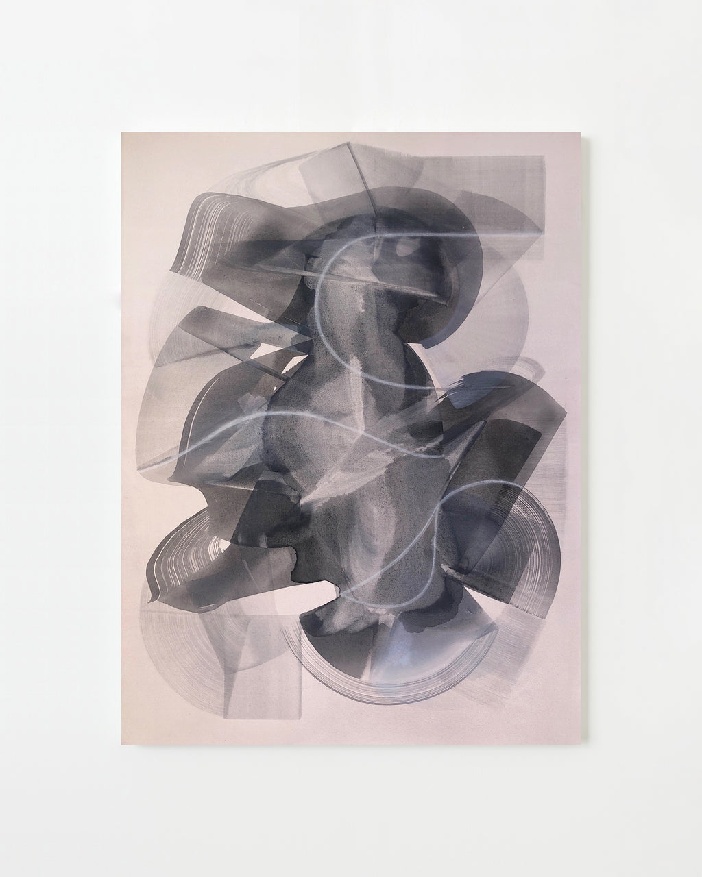 Painting by Laura Naples titled "Through Lines" - 1.