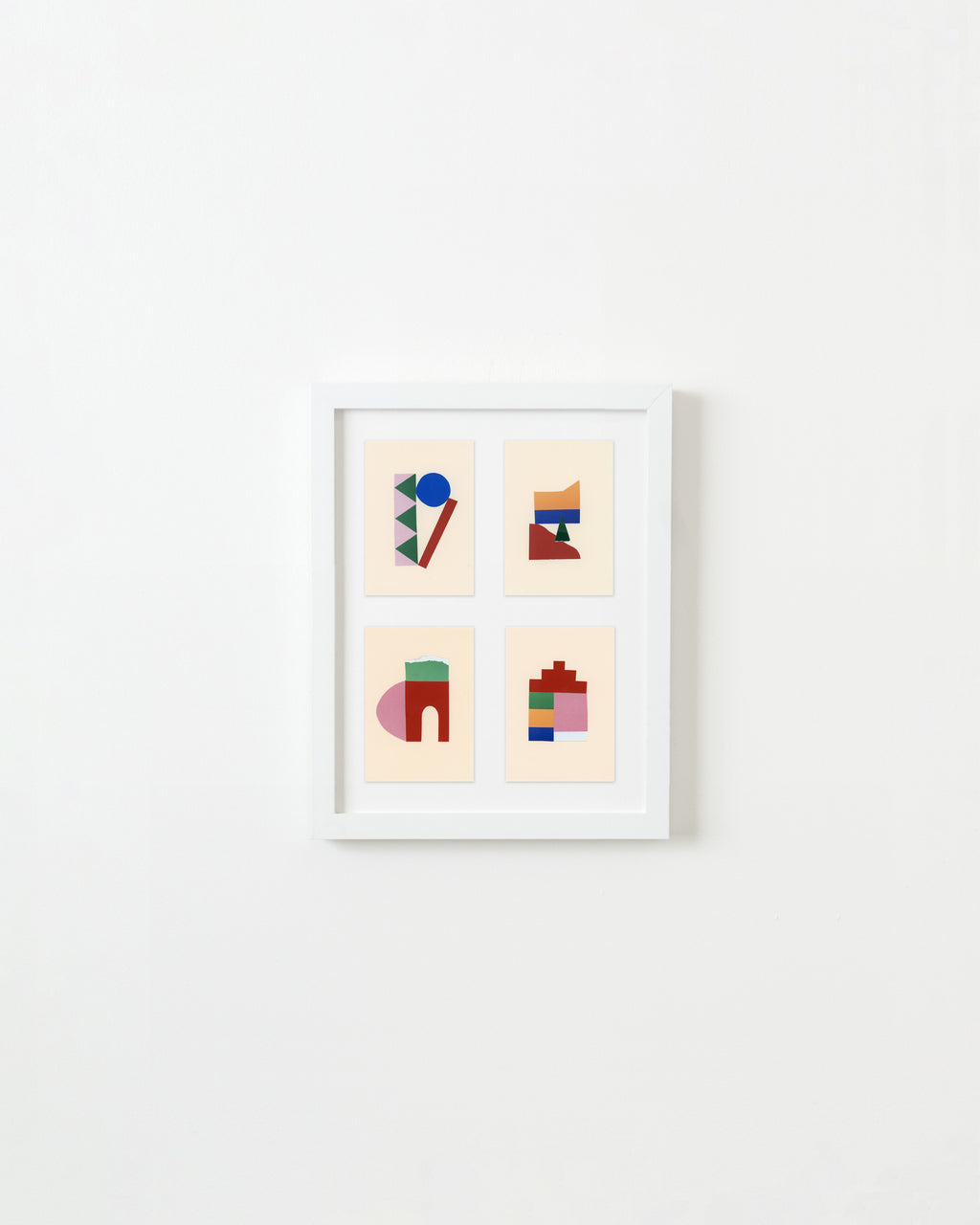 Mixed Media by Chad Kouri titled "Shape & Color Study Grouping (New Mexico)" - 1.