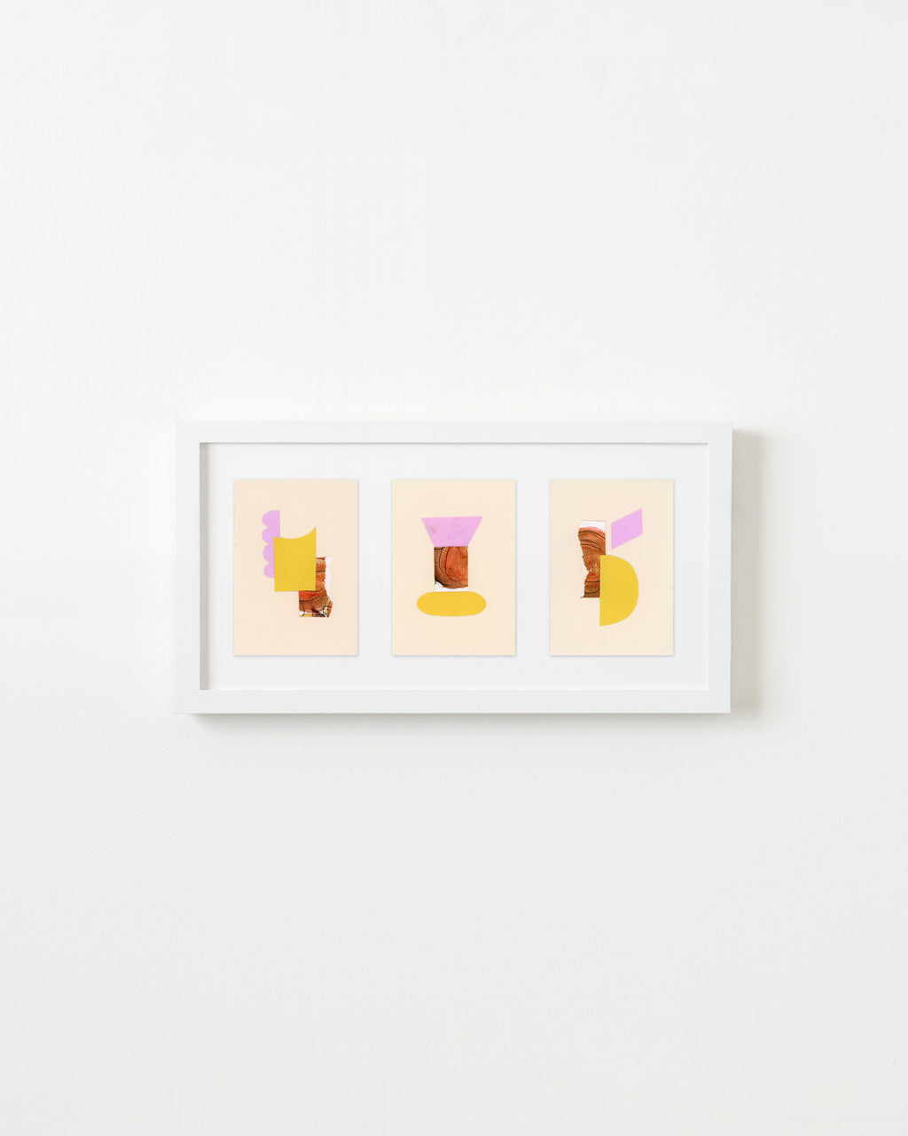 Mixed Media by Chad Kouri titled "Shape & Color Study Grouping (Trio)" - 1.