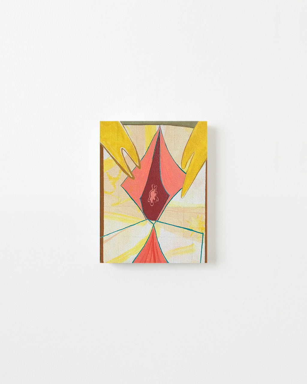 Painting by Jessica Simorte titled "Brusque" - 1.