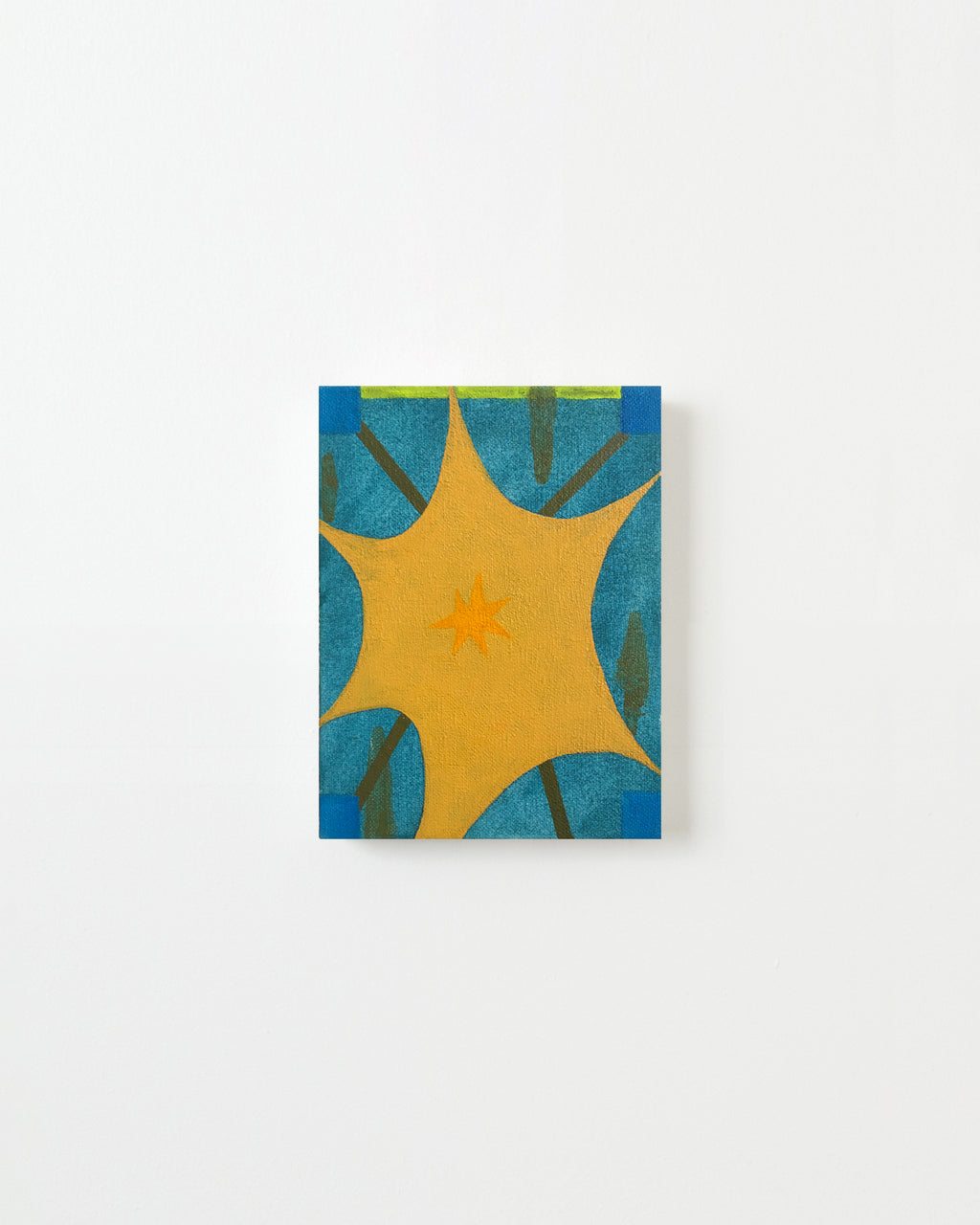 Painting by Jessica Simorte titled "Centermost" - 1.