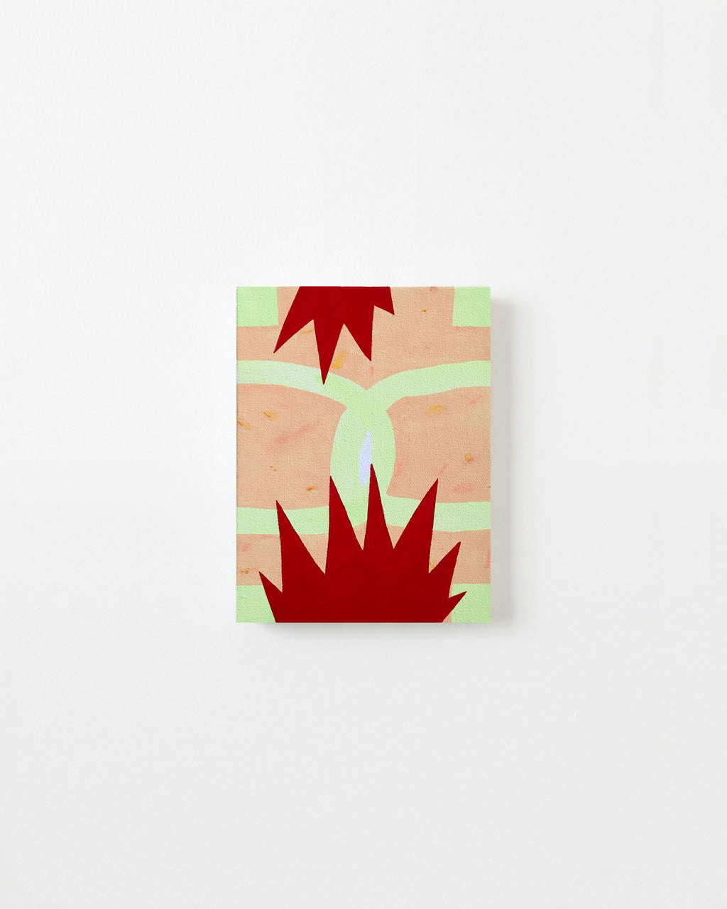 Painting by Jessica Simorte titled "Double Direct" - 1.