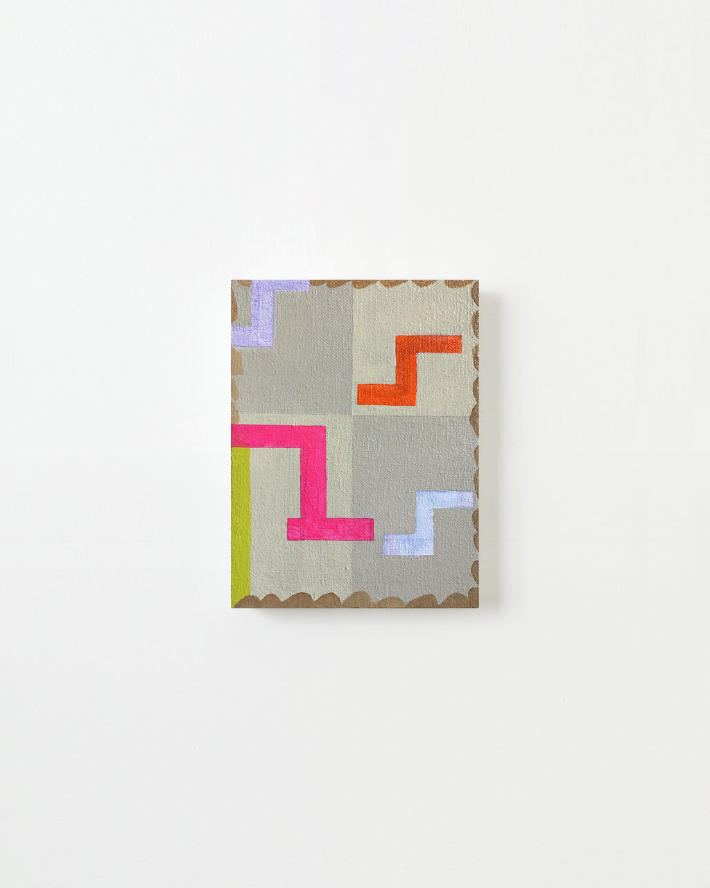 Painting by Jessica Simorte titled "Fitting" - 1.