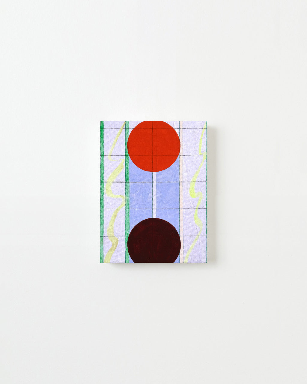 Painting by Jessica Simorte titled "Shared Space" - 1.