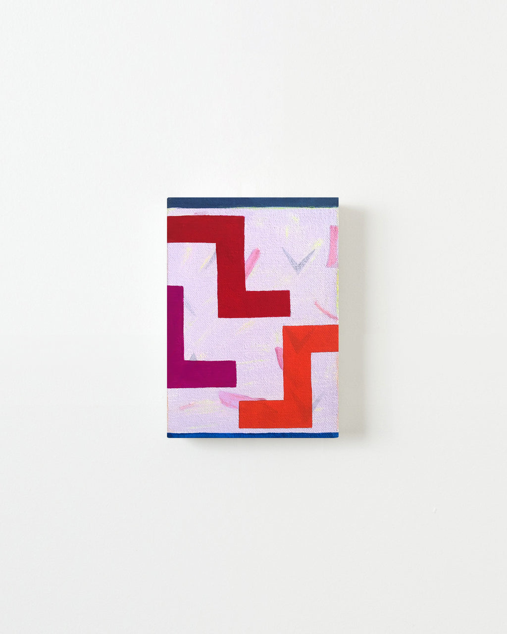 Painting by Jessica Simorte titled "Small Talk" - 1.