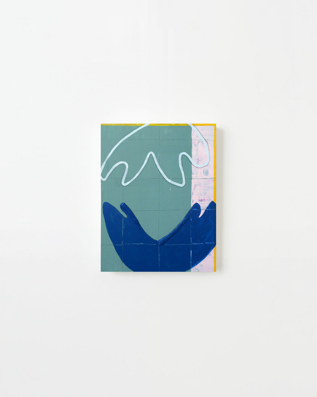Painting by Jessica Simorte titled "Untitled (Agave Flat)" - 1.