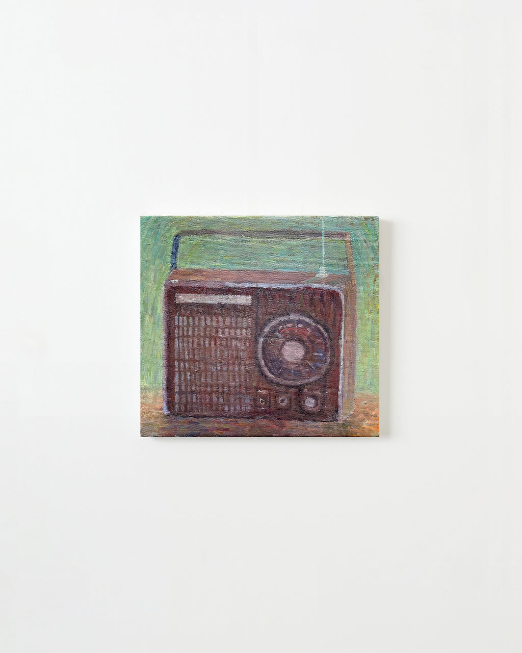 Painting by Jackson Joyce titled "White Noise" - 1.