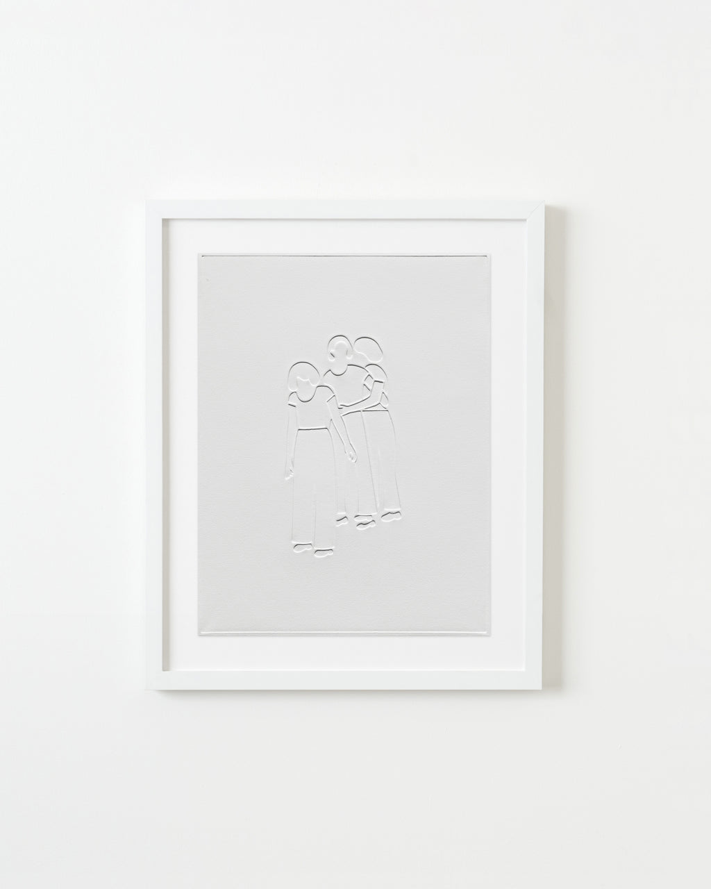 Print by Dana Bell titled "Three Entangle" - 1.
