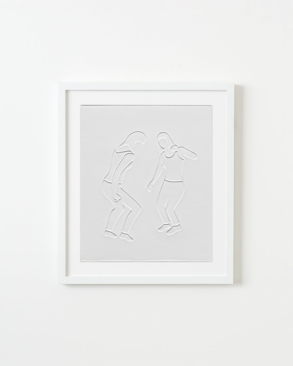 Print by Dana Bell titled "Two Dance Tank Tops" - 1.