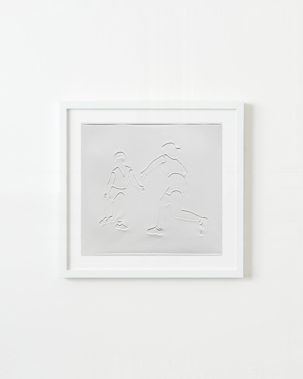 Print by Dana Bell titled "Two Twist Towards" - 1.