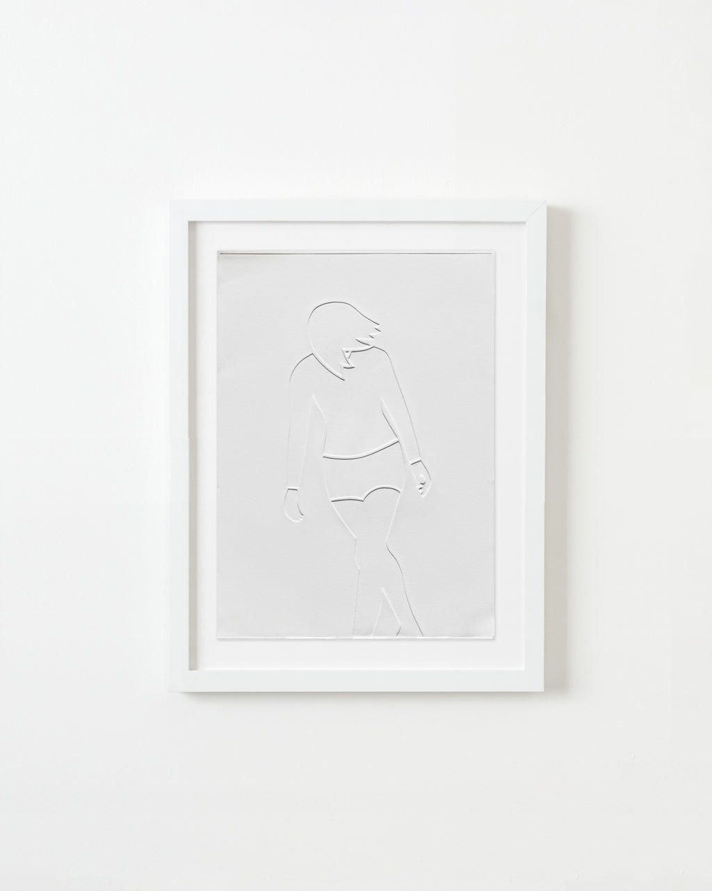 Print by Dana Bell titled "Walking Into the Wind" - 1.