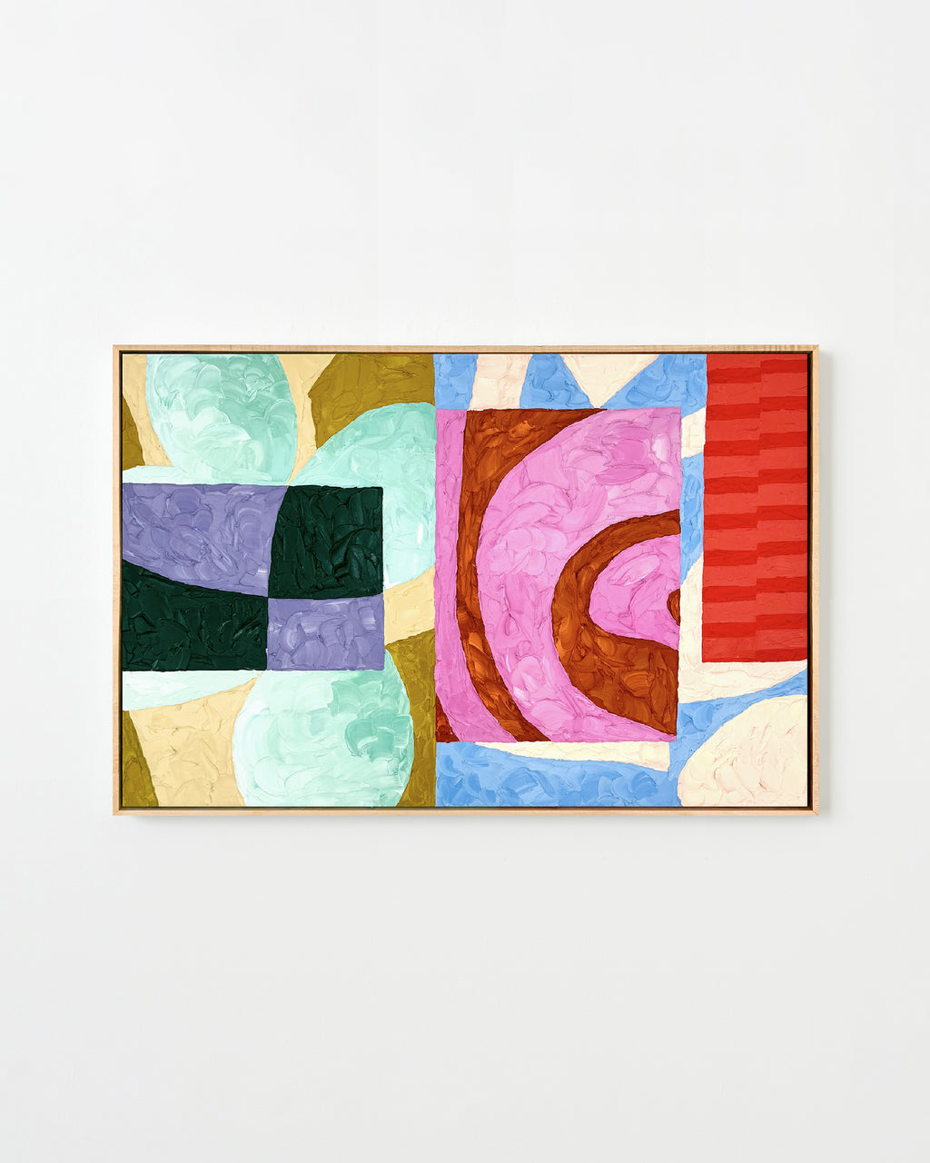 Painting by Alex Proba titled "Floral Labyrinths" - 1.